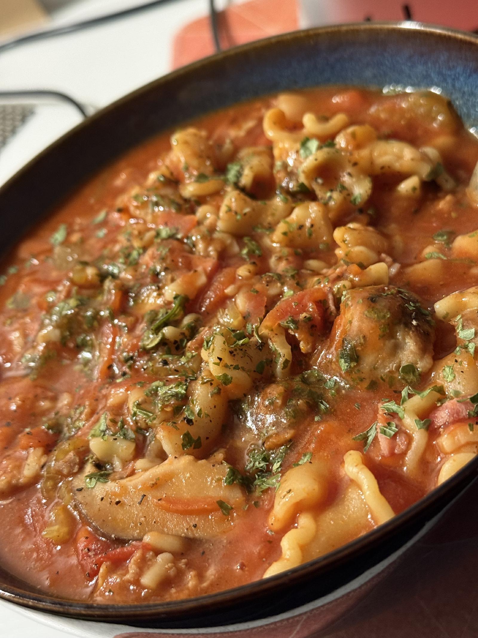 Lazy tomato soup
